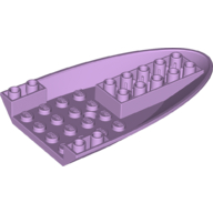 Lego Aircraft Fuselage Curved Forward 6 x 10 Bottom / Lavender