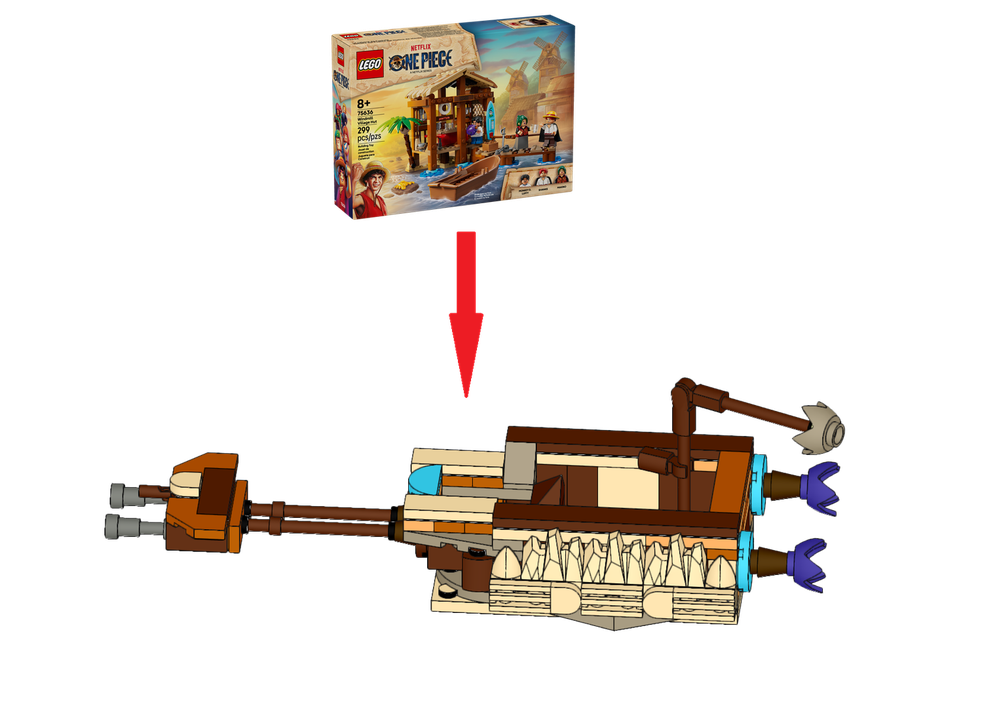 Lego Small wooden Speeder