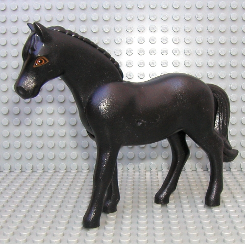 Lego Belville, Animal, Horse, with Dark Orange Rimmed Eyes Print