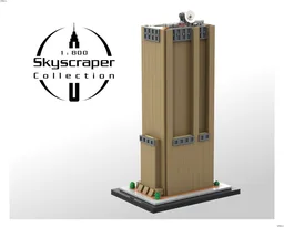 AT&T Long Lines Building 1:800 Scale (33 Thomas Street)