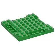 Plate Special 8 x 8 x 2/3 with Four 1 x 4 Recessed Edges