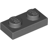 Plate 1 x 2 / Dark Bluish Gray