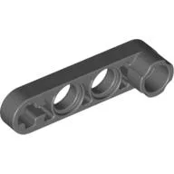Technic Beam 1 x 4 Thin with Stud Connector / Dark Bluish Gray