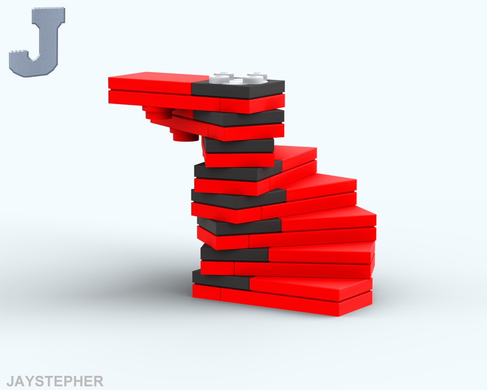 Lego Spiral Staircase