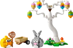 Easter Bunny and Chick Egg Hunt