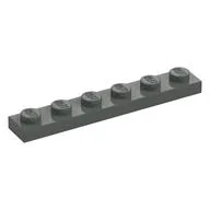 Plate 1 x 6 / Dark Gray