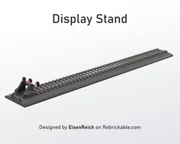 Train Display Stand with buffer stop (for DRG Class BR 01)