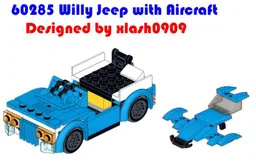 60285_Willys jeep with Aircraft
