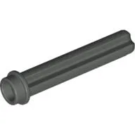 Technic Axle 3 with Stud / Dark Gray