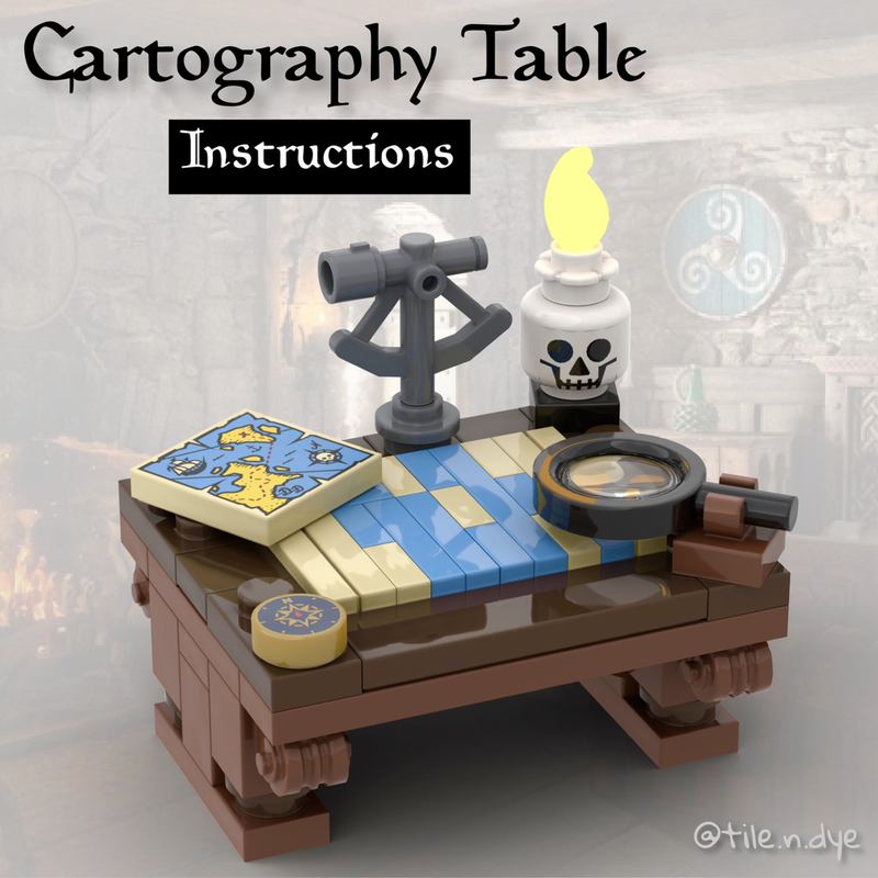 Lego CARTOGRAPHY TABLE - LEGO PIRATES MOC