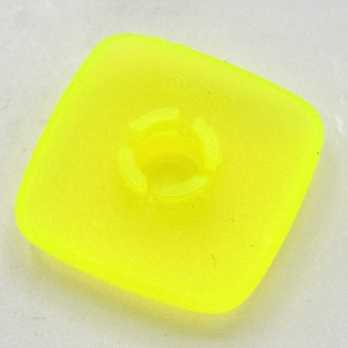Lego Clikits Icon, Square 2 x 2 Large with Pin / Trans-Neon Green