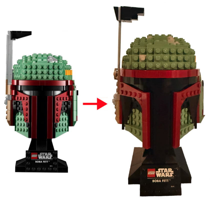Lego Boba Helmet (ESB and Jango Modification )
