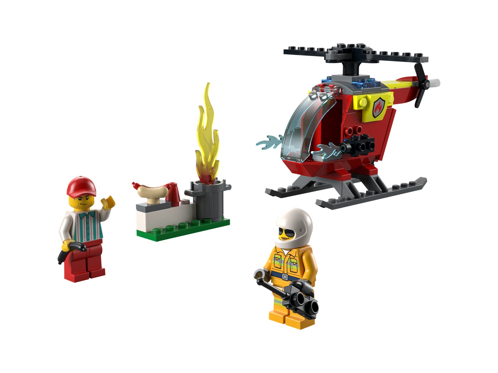 Lego Fire Helicopter