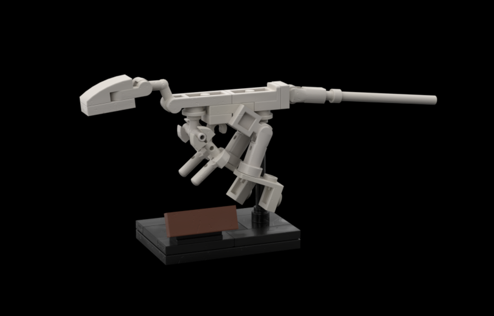 Lego deinonychus antirrhopus fossil 1:22