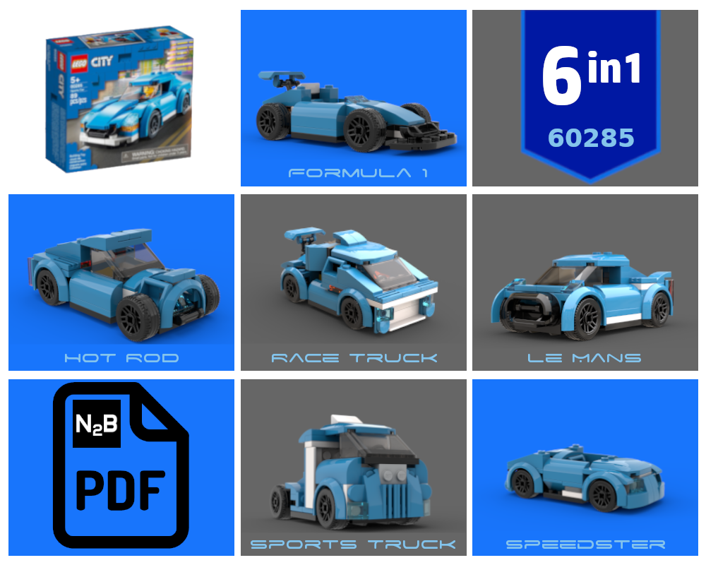 Lego 60285 Builders Pack 6 in 1 PDF instructions
