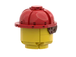 Up-Scaled LEGO Minifigure Head - AWESOME Emmet Edition