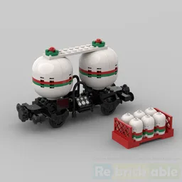 Octan Twin Tank Rail Tanker Wagon