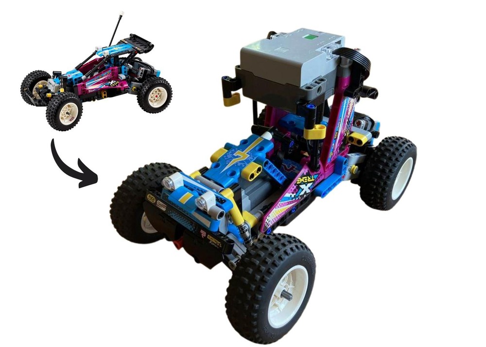 Lego Jeep From Lego Technic 42124 Off-Road Buggy | Alternative Build | Model B