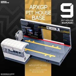 APX GP F1 Pit House Show Base GATE No.9