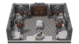 LEGO 9473 The Mines of Moria Diorama