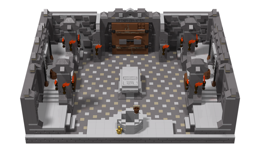 LEGO 9473 The Mines of Moria Diorama