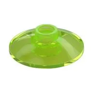 Dish 2 x 2 Inverted [Radar] / Trans-Bright Green