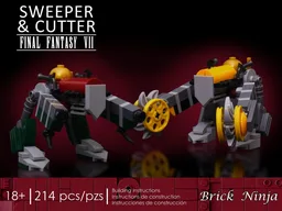 Final Fantasy VII Sweeper and Cutter Mechs
