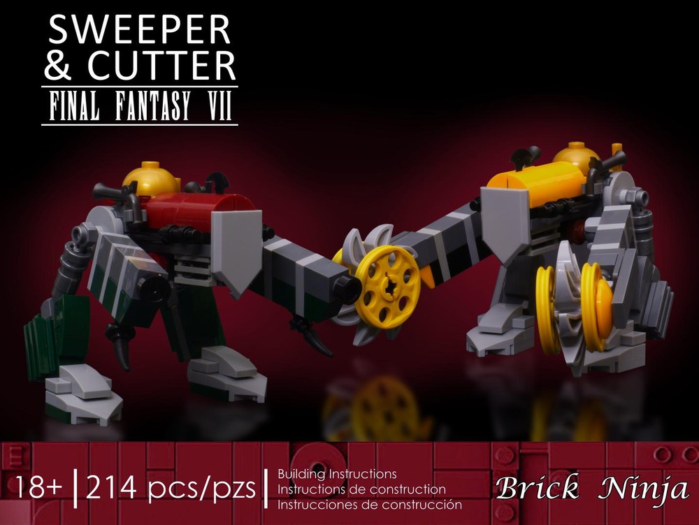 Lego Final Fantasy VII Sweeper and Cutter Mechs