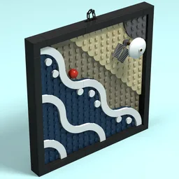 Boxed beach