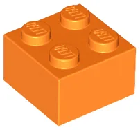 Brick 2 x 2 / Orange