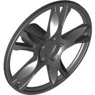 Wheel Cover 5 Spoke Thick [Fits 56145] / Black