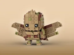 Groot Brickheadz LEGO MOC - Guardians of the Galaxy Vol. 3
