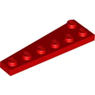Wedge Plate 6 x 2 Right / Red