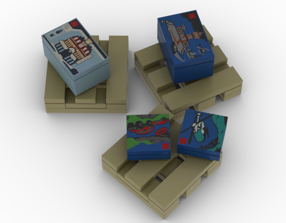 Lego 4x4 Wooden Pallets
