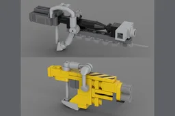 Avatar AMP suit gun GAU90 & Bushboss FD11