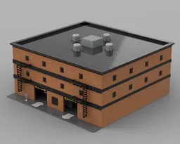 Apartment Building with Garage
