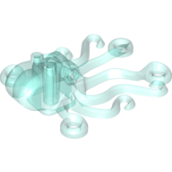 Lego Animal, Octopus with Marbled Glow in the Dark Pattern