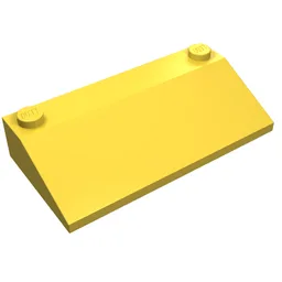 Brick Sloped 33° 3 x 6 / Yellow