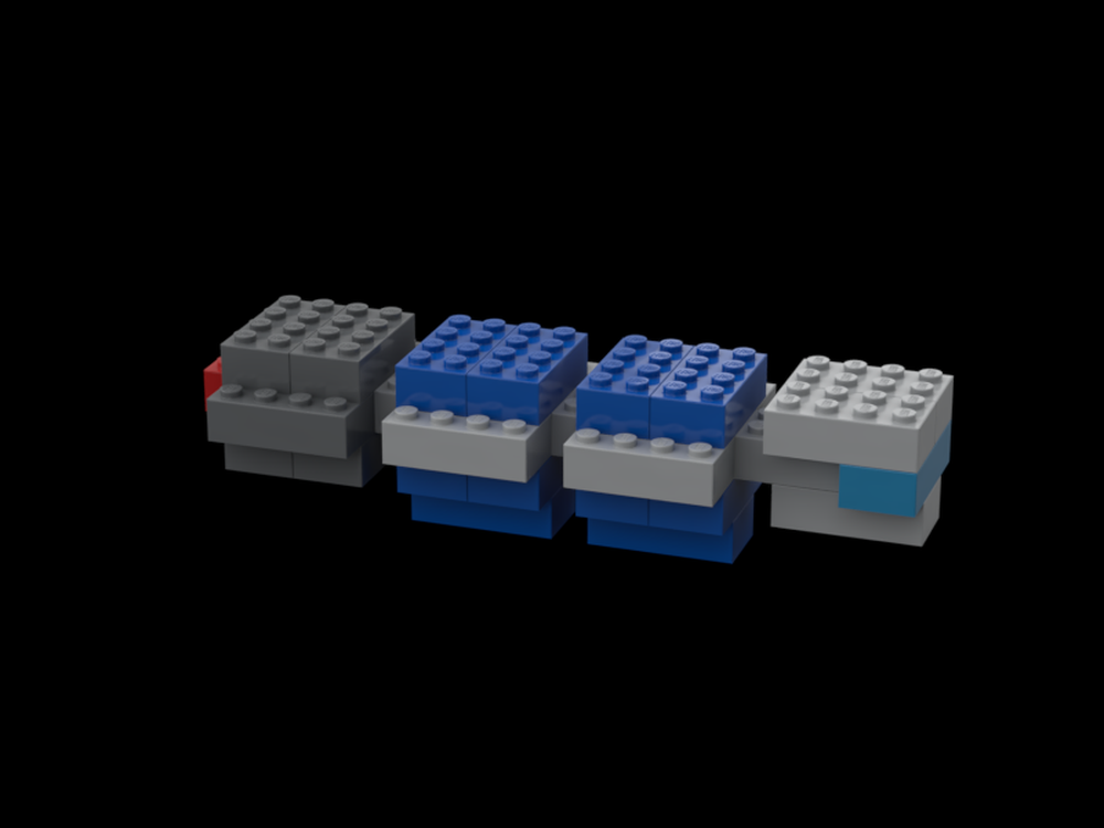 Lego 2x4 Star Realms Trade Federation Freighter
