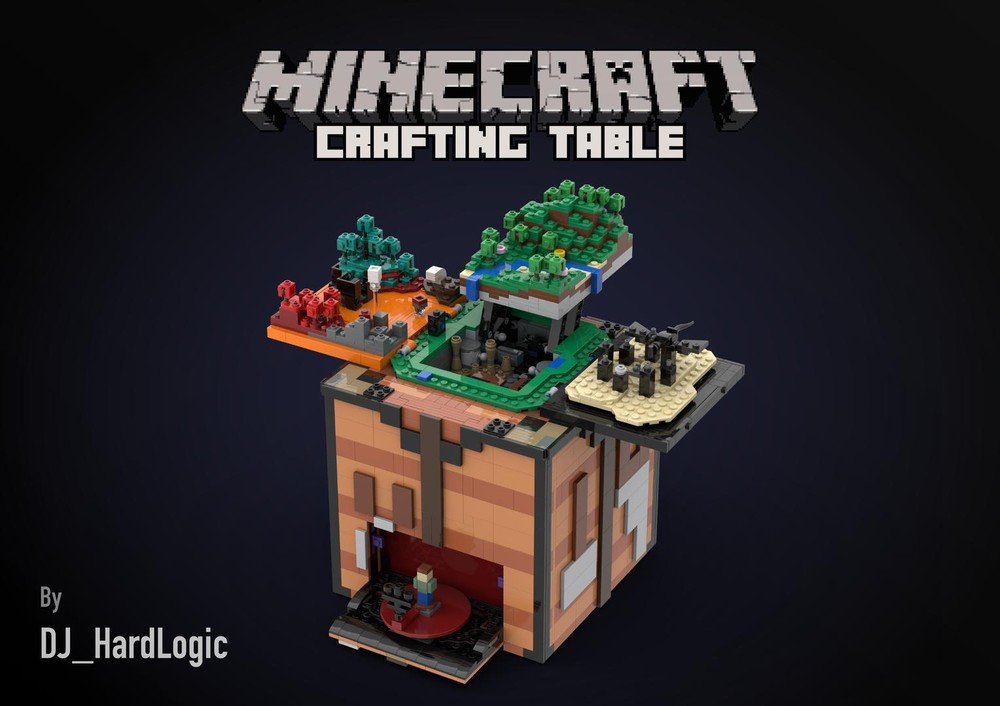 Lego Minecraft Crafting Table