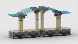 Additional Plattforms for Modular Train Station