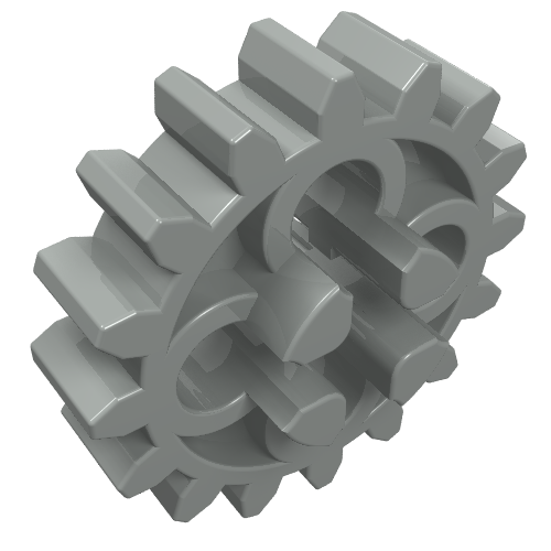 Lego Technic Gear 16 Tooth with Round Holes [Old Style]