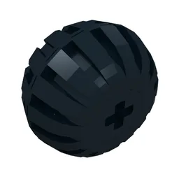 Wheel Balloon with Axle hole / Black