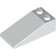 Brick Sloped 18° 4 x 2 / White