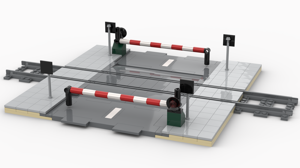 Lego Bahnübergang / Railroad Crossing