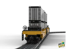 Double-Stack Rail Transport Wagon