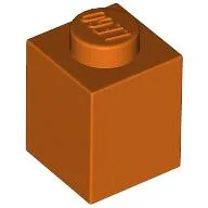 Brick 1 x 1 / Reddish Orange