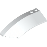 Lego Brick Wedged, Curved 8 x 3 x 2 Open Left