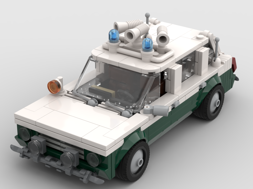 Lego East German People's Police Lada 1200 Station wagon /VAZ 2102 (Volkspolizei 1970 )
