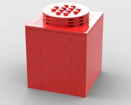 Oversized 1x1 brick